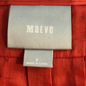 Anthropologie Tops - Anthropologie Maeve Burnt Orange Blouse Size 8 039 Anthropologie Tops - Anthropologie Maeve Burnt Orange Blouse Size 8 039